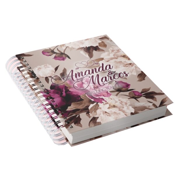 Planner da Noiva Floral Luxo