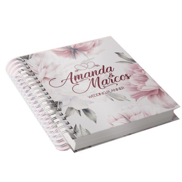 Planner da Noiva Floral Luxo