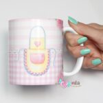 Caneca Minhas Receitas Candy Color com Nome