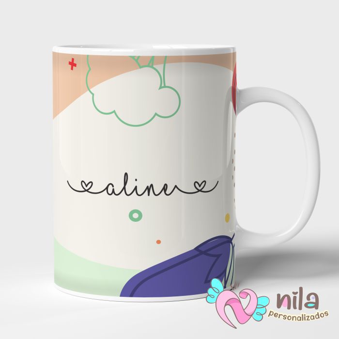 Caneca Minha Lista de Compras com Nome