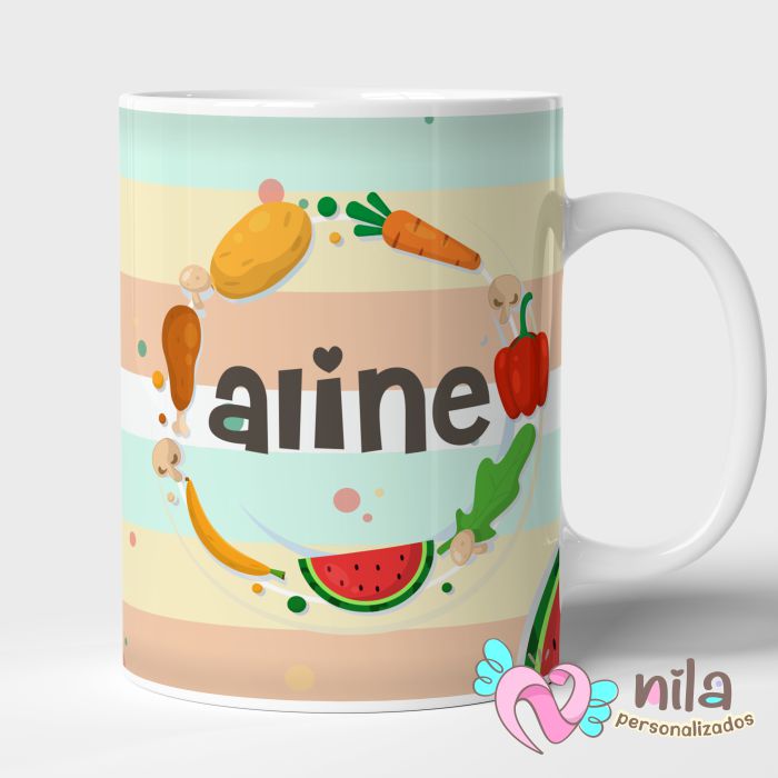 Caneca Minha Lista de Compras com Nome - Imagem 2