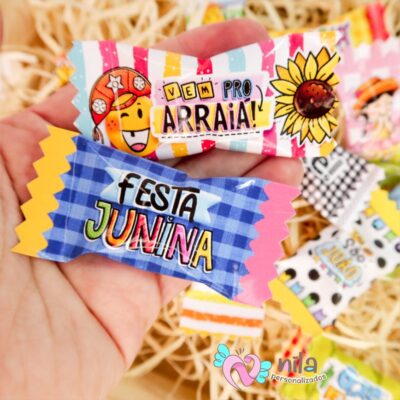 100 Balas Festa Junina - São João Personalizada