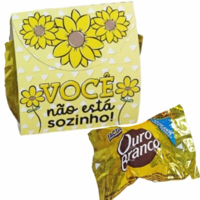15 Porta Bombom Setembro Amarelo SEM Bombom