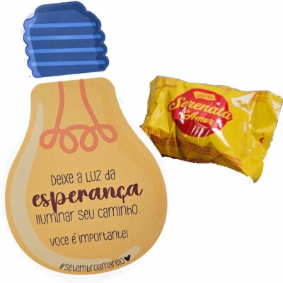 50 Porta Bombom Setembro Amarelo SEM Bombom