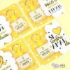 100 Chaveiros Acrílico com Card Setembro Amarelo
