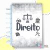 Caderno de Disco Direito Cinza