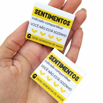 50 chiclete flics Caixa Setembro Amarelo