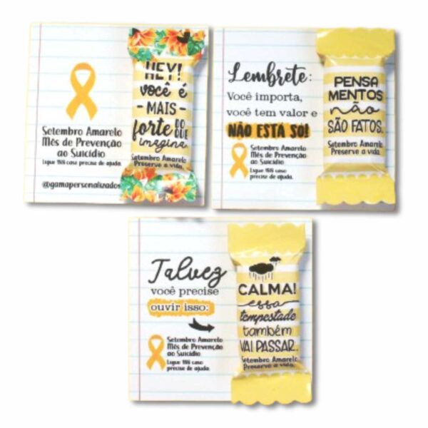 30 Card + 30 Balas Setembro Amarelo - Imagem 3