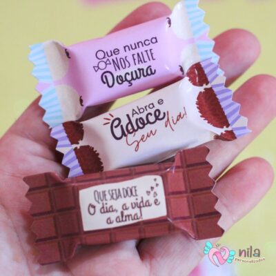 100 Balas com Frases Doces Confeitaria