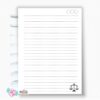 Caderno de Disco Direito Deusa Floral com Preto - Image 2