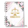 Caderno A5 Direito Floral