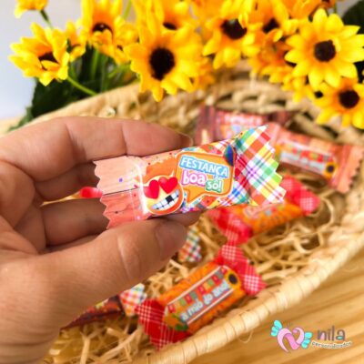 500 Balas Festa Junina - São João Personalizada