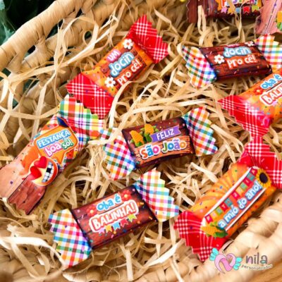 100 Balas Festa São João - Festa Junina Personalizada