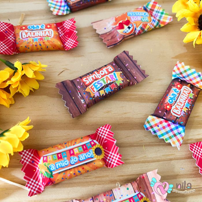 100 Balas Festa São João - Festa Junina Personalizada - Imagem 3