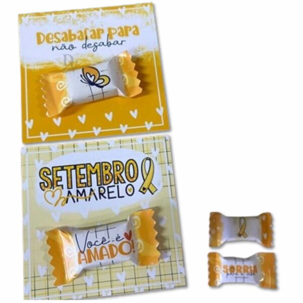 30 Card + 30 Balas Setembro Amarelo - Imagem 3