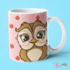 Caneca Professores Gente que Ama Ensinar Coruja