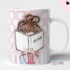 Kit Diário de Leitura + Caneca Rosa Cute - Image 2
