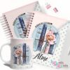 Kit Diário de Leitura + Caneca Livro Floral