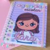 Agenda Escolar Personalizada Aluninhas 1 dia por folha - Image 2