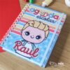 Agenda Escolar Personalizada Aluninhos 1 dia por folha