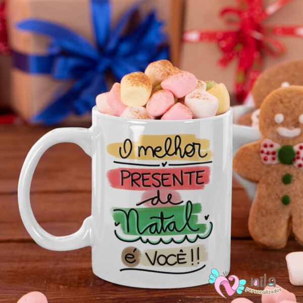 Promoção de Caneca de Natal Personalizada com Nome - Image 3