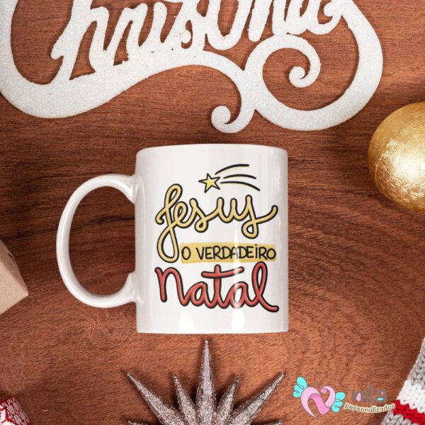 Promoção de Caneca de Natal Personalizada com Nome - Image 5