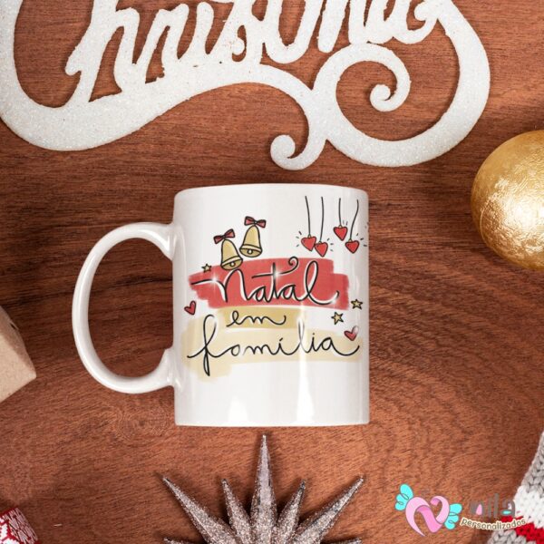 Promoção de Caneca de Natal Personalizada com Nome - Image 4