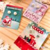 50 Brincos de Pérolas + 50 Card Brinde de Natal