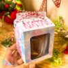 Caixa para Mini Panetone Natal
