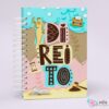 Caderno A5 Direito Cute - 5 Matérias