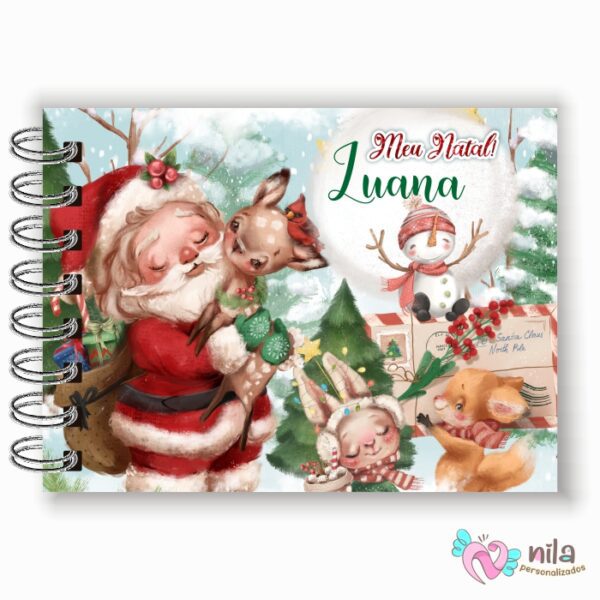 Livro Álbum de Fotos Nosso Natal