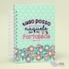 Caderno Personalizado com Nome - Tudo Posso Naquele que me Fortalece