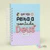Caderno Personalizado com Nome - Que Seja Feita a Vontade de Deus