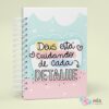Caderno Personalizado com Nome - Deus Está Cuidando de cada Detalhe