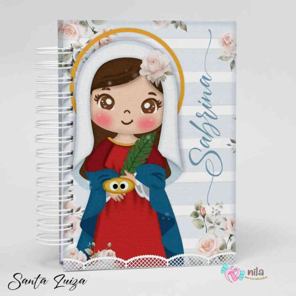 Caderno Personalizado com Nome - Santa Luzia