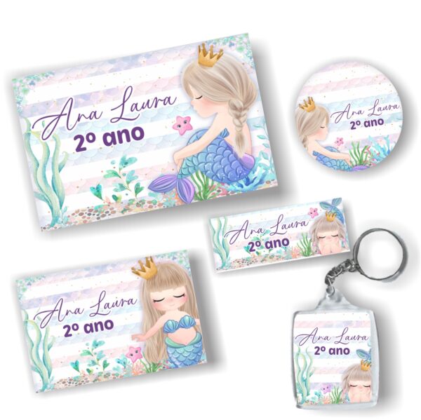 Kit 03 Volta às AULAS - 204 Adesivos Personalizados