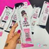 10 Card com 10 Lápis e 10 Balas Mulheres