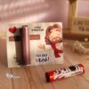 30 Cartões com Batom de Chocolate Páscoa Cristã Cruz