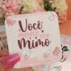 30 Brincos de Pérolas + 30 Card Você Merece um Mimo
