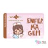 Cartão SUS Personalizado Enfermagem Rosa