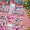 10 Card com Manteiga de Cacau Personalizada Mães Floral - Image 3
