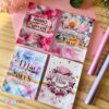 10 Bloquinhos de Notas Mães Floral - Mimos para Clientes