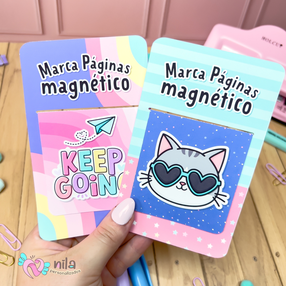 Kit com 2 Marca Página Magnético Fofurinhas - Imagem 3