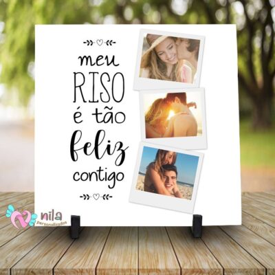 Azuleijo Personalizado Casal