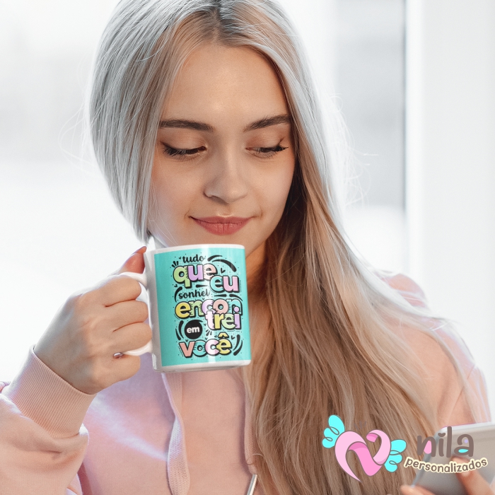 Caneca Casal Eternos Namorados - Imagem 6