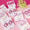 100 Brincos de Pérolas + 100 Card Ourubro Rosa - Image 2