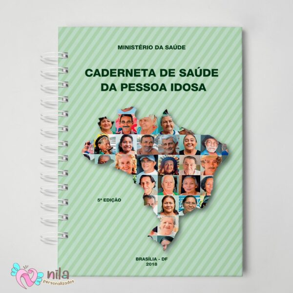 Caderneta de Vacinação Idoso com Capa Personalizada