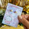 100 Brincos de Pérolas + 100 Card Feliz Ano Novo