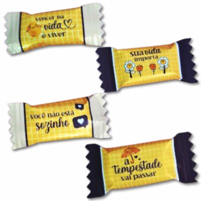 100 Balas Personalizada Setembro Amarelo