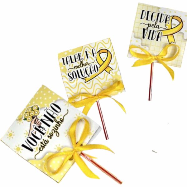 30 Pirulitos Setembro Amarelo - Imagem 4